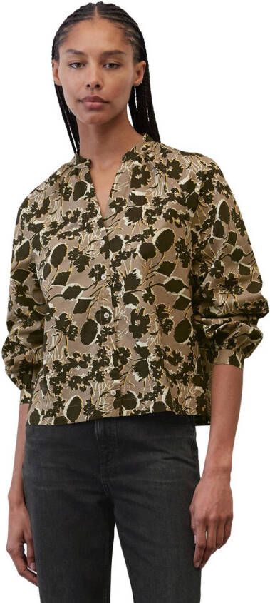 Marc O'Polo blouse met all over print multi