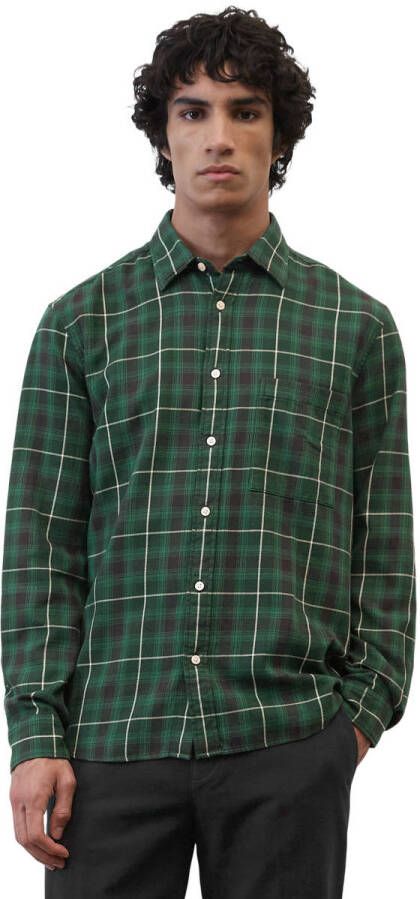 Marc O'Polo Regular long sleeve flannel shirt Groen Heren