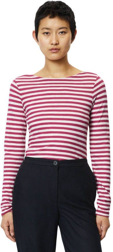 Marc O'Polo Shirt met lange mouwen mooi streepdessin