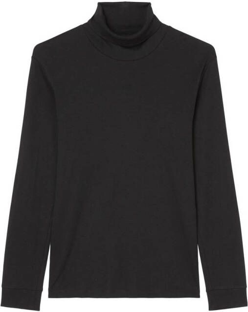 Marc O'Polo Shirt met lange mouwen en col model 'Basic Rollneck'