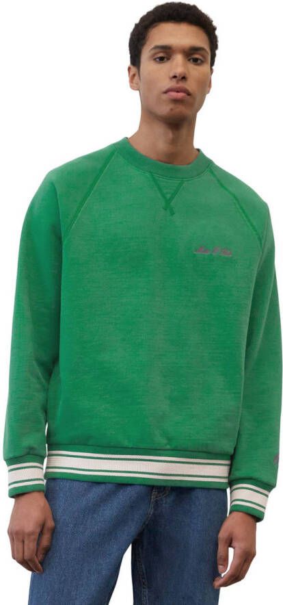 Marc O'Polo Sweatshirt met labelstitching