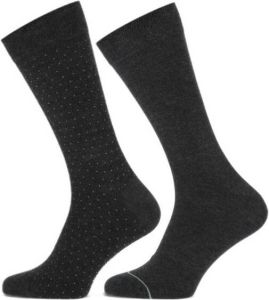 Marcmarcs sokken Alex met print set van 2 antraciet