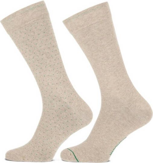 Marcmarcs sokken Alex met print set van 2 zand