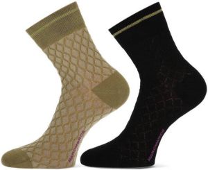 Marcmarcs sokken Alix set van 2 zwart groen