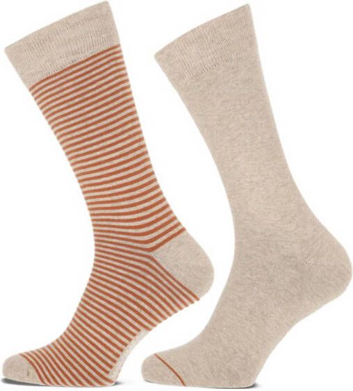 Marcmarcs sokken Arthur met print set van 2 zand
