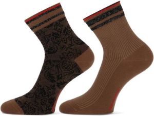 Marcmarcs sokken Coco set van 2 bruin
