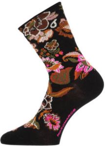 Marcmarcs sokken Elettra met all-over bloemenprint zwart