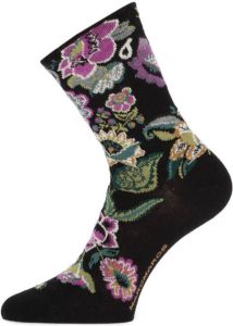 Marcmarcs sokken Elettra met all-over bloemenprint zwart