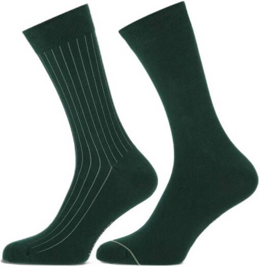 Marcmarcs sokken Erwin met print set van 2 donkergroen