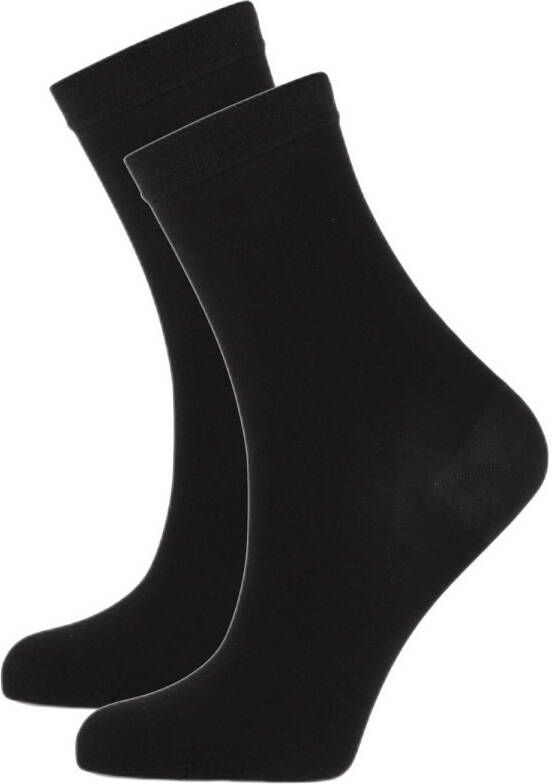 Marcmarcs sokken Ultra Fine set van 2 zwart