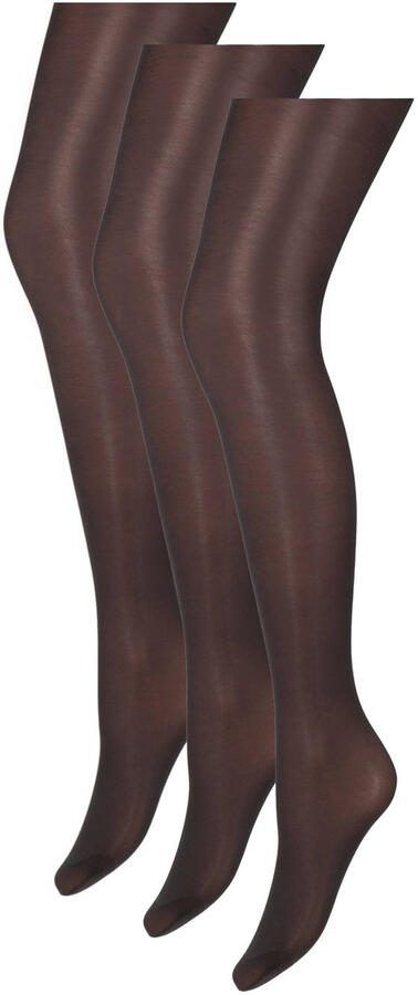 Marianne panty 35 denier almost black (set van 3)
