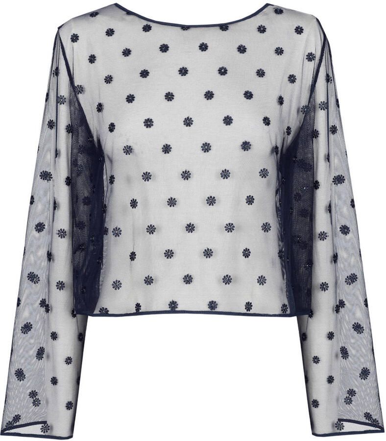 Marie Jo Avero transparante top donkerblauw - Foto 2
