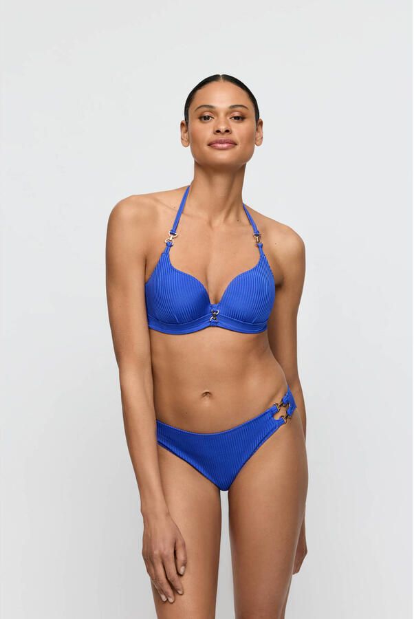 MARIE JO slim fit pyjamabroek met siergarnering model 'Emly' - Foto 2