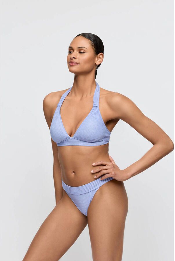 Marie Jo brazilian bikinibroekje Tinjis met lurex lichtblauw - Foto 3