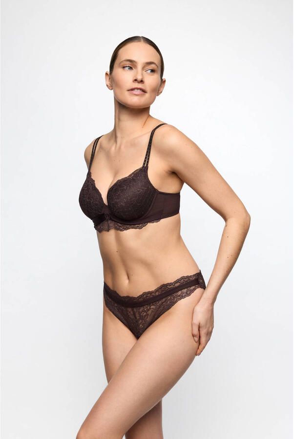 Marie Jo Musea voorgevormde beugel-bh met glitters donkerbruin - Foto 2