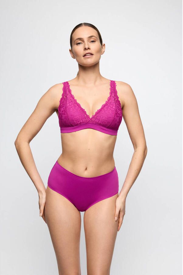 Marie Jo Soft Studio voorgevormde kanten bralette fuchsia