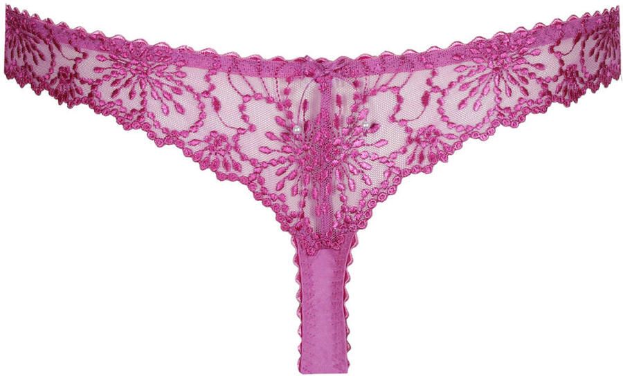 MARIE JO Slim fit string in semitransparant design model 'Jane' - Foto 3