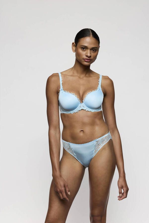 MARIE JO Slip met kant en strikdetails model 'Jane Rio'