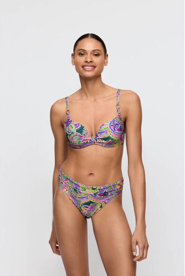 Marie Jo voorgevormde halter bikinitop Jolise roze geel groen - Foto 2