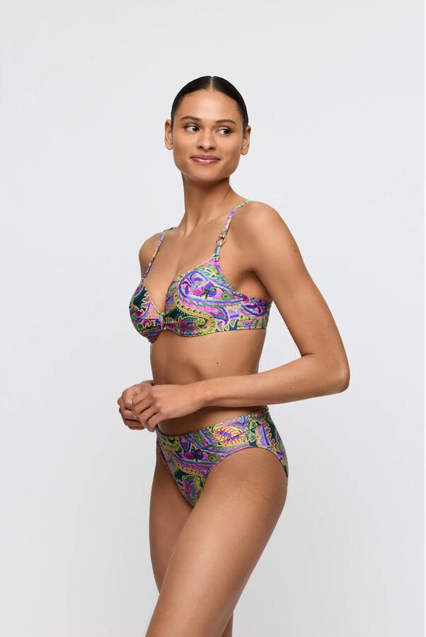 Marie Jo voorgevormde halter bikinitop Jolise roze geel groen - Foto 3