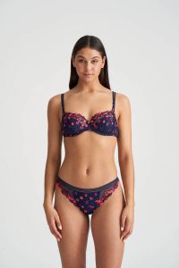 Marie Jo string Nathy donkerblauw rood