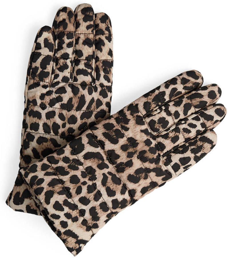 Markberg handschoenen met panterprint Alberte bruin - Foto 3