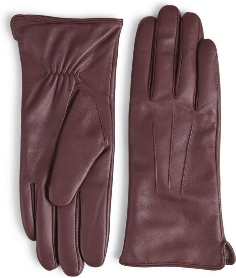 Markberg leren handschoenen Carianna burgundy