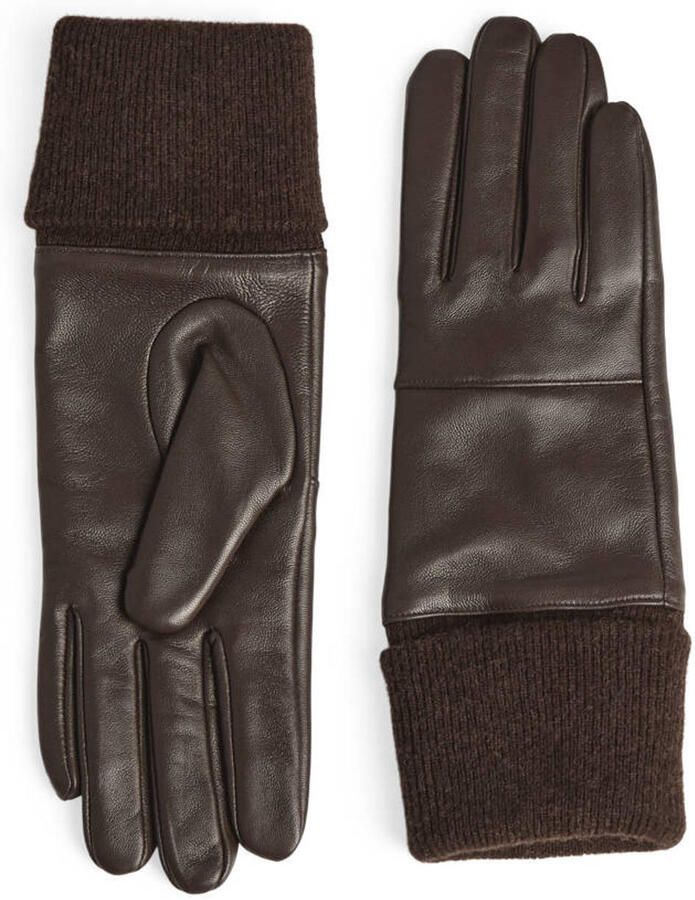 Markberg leren handschoenen Cyrus donkerbruin