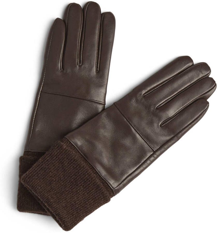 Markberg leren handschoenen Cyrus donkerbruin - Foto 2
