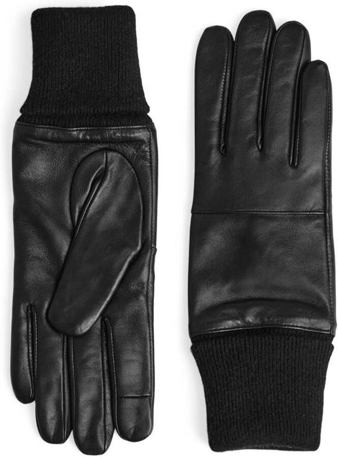 Markberg leren handschoenen Cyrus zwart