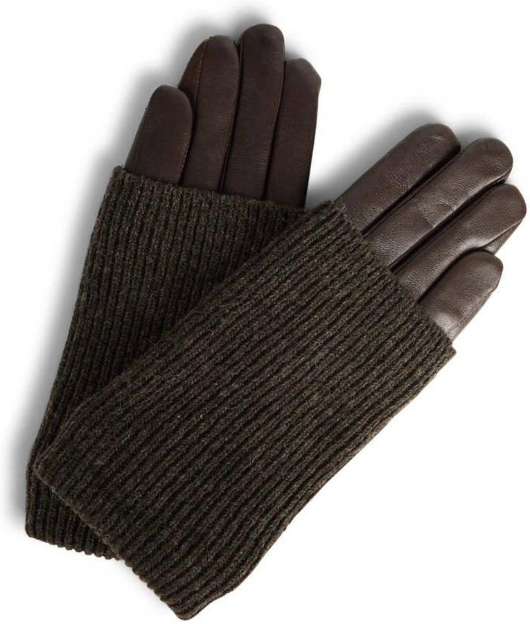 Markberg Bruin Leren Statement Handschoenen Brown Dames - Foto 2