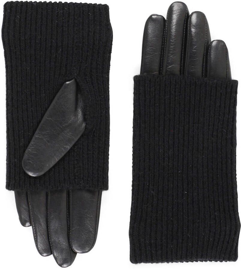 Markberg leren handschoenen Helly zwart