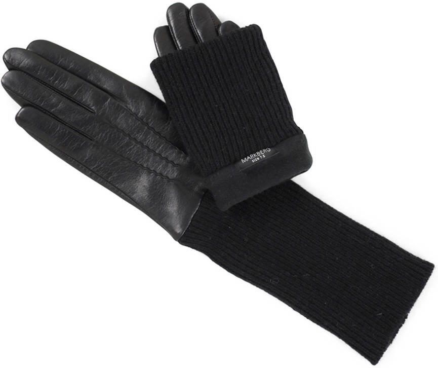 Markberg leren handschoenen Helly zwart - Foto 3