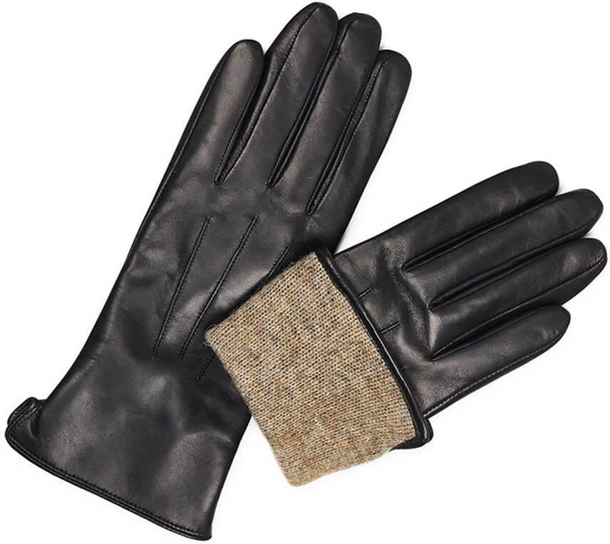 Markberg leren handschoenen zwart - Foto 2
