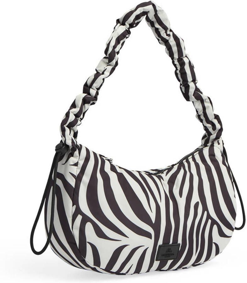 Markberg schoudertas Crave met zebraprint zwart wit - Foto 2