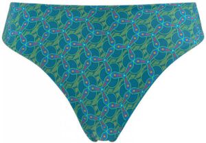 Marlies Dekkers oceana 5 cm bikini slip lagoon blue and green