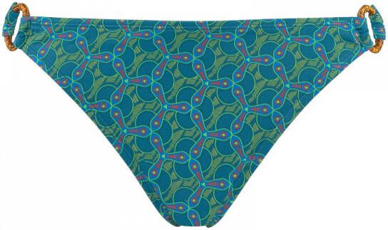 Marlies Dekkers oceana 2 cm bikini slip lagoon blue and green