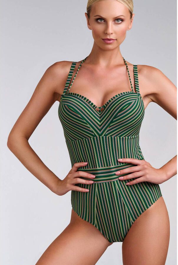 Marlies Dekkers holi vintage plunge balconette badpak wired padded botanical garden - Foto 2