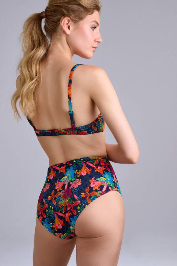 Marlies dekkers high waist bikinibroekje Thalassa donkerblauw multi - Foto 2