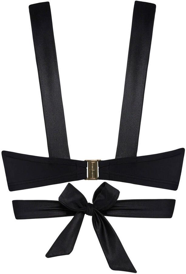 Marlies Dekkers cache coeur plunge balconette bikini top wired padded black
