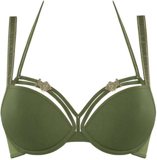 Marlies Dekkers queen bee push up bh wired padded olive green