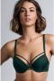 Marlies Dekkers space odyssey push up bh wired padded checkered pine green - Thumbnail 1