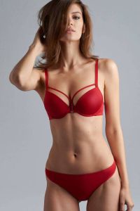 Marlies Dekkers space odyssey push up bh wired padded red