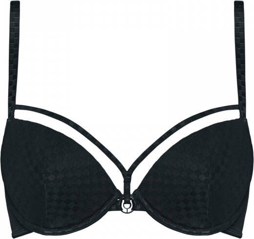Marlies Dekkers space odyssey push up bh wired padded checkered black