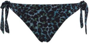 Marlies Dekkers panthera tie and bow slip black and green