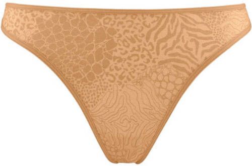 Marlies Dekkers space odyssey 4 cm string sparkly mocha and bronze