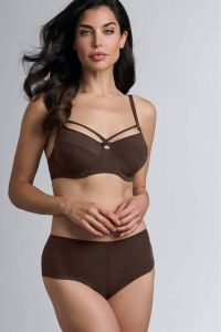 Marlies Dekkers space odyssey 12 cm brazilian shorts shimmering dark brown