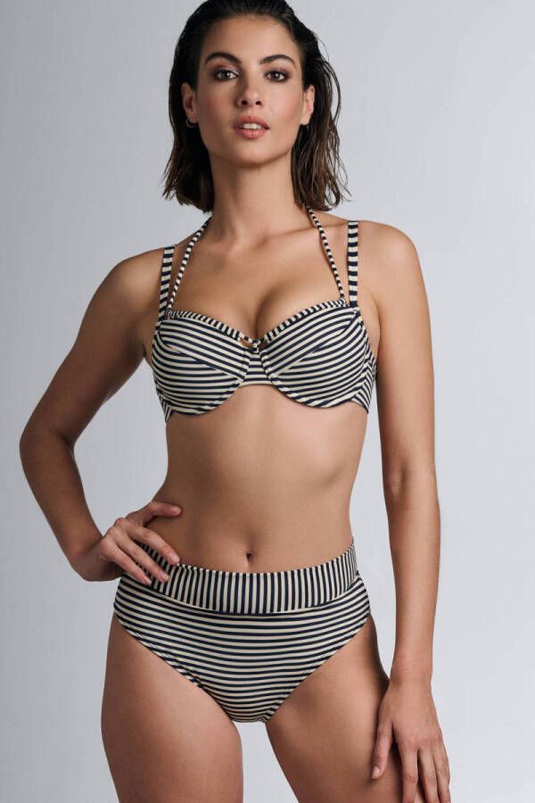 marlies dekkers Swim voorgevormde beugel bikinitop Holi Vintage zwart wit