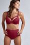 Marlies Dekkers dame de paris plunge bh wired padded bordeaux and fuchsia - Thumbnail 1
