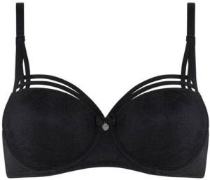 Marlies Dekkers dame de paris balconette bh wired padded black lace bow